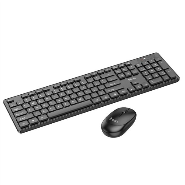 Hoco GM17 wireless keyboard and mouse set black