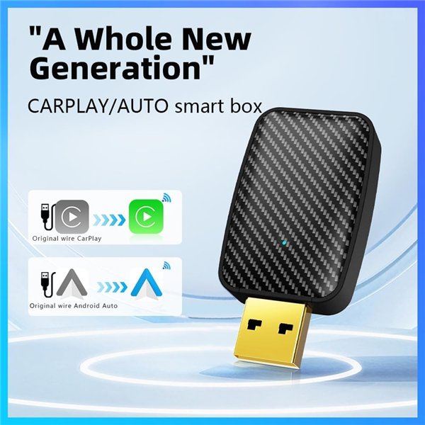 Wireless CarPlay/Android Auto adapter Reach U4 black