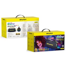 Bluetooth portable speakers Awei KA16 60W black