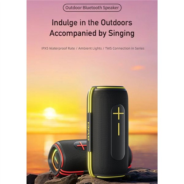 Bluetooth portable speakers Awei KA5 20W black