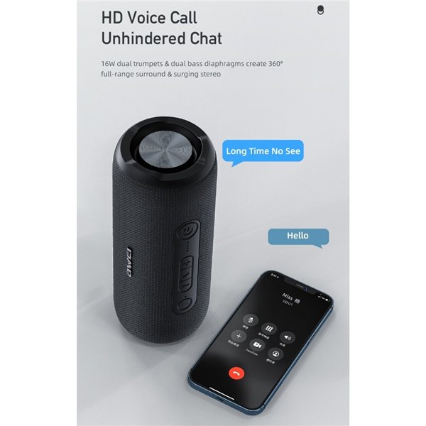 Bluetooth portable speakers Awei Y669 31W black