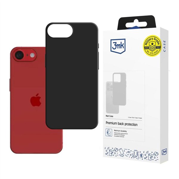 Case 3mk Matt Case Apple iPhone 16e black