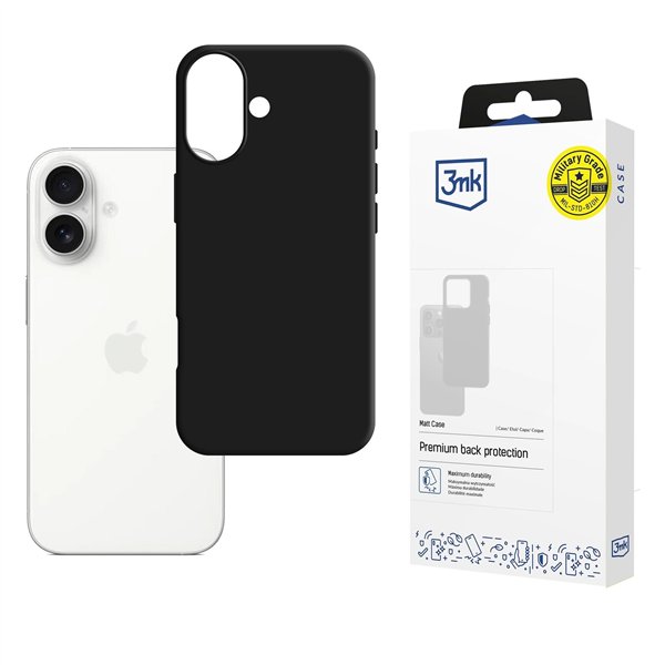 Case 3mk Matt Case Apple iPhone 17 black