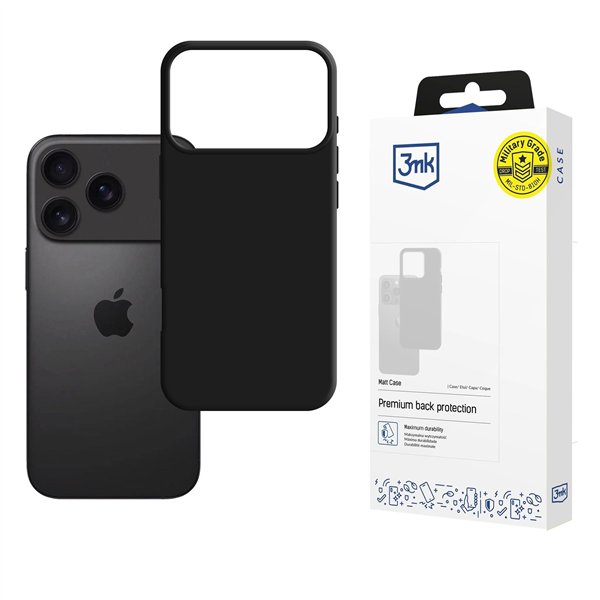Case 3mk Matt Case Apple iPhone 17 Pro black