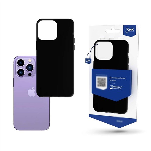 Dėklas 3mk Matt Case Samsung S911 S23 5G juodas