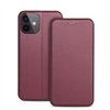 Dėklas Book Elegance Apple iPhone 11 tamsiai raudonas