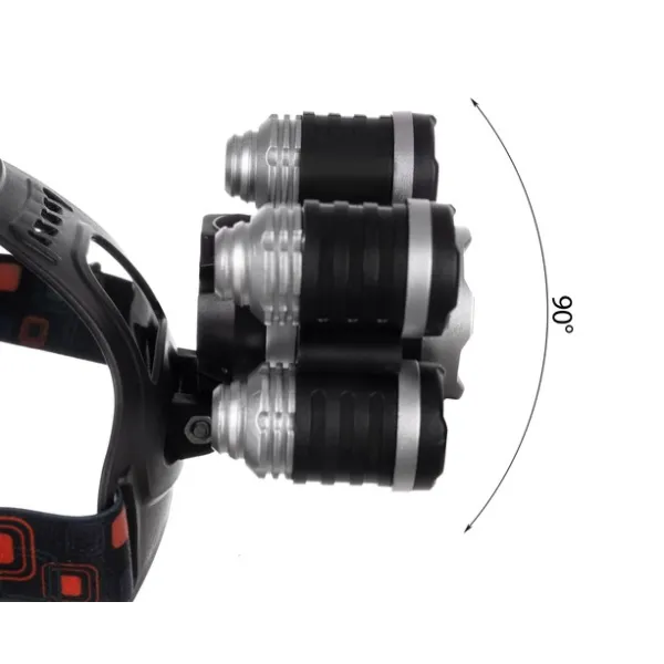 Pealamp 5 x LED T6 CREE