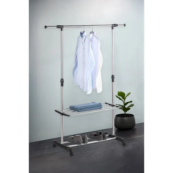 Pyörällinen takkiteline Confortime (6 osaa)