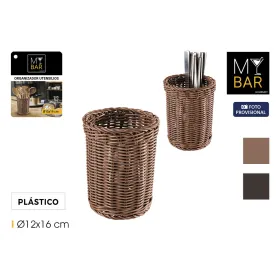 Piederumu grozs My Bar RATTAN polipropilēns 12 x 12 x 16 cm (12 gb.)