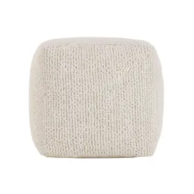 подставка для ног Home ESPRIT Бежевый Boho 45 x 45 x 45 cm