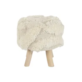 подставка для ног Home ESPRIT Бежевый Boho 40 x 40 x 40 cm