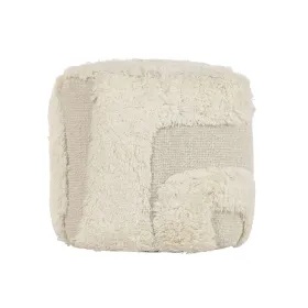 подставка для ног Home ESPRIT Бежевый Boho 45 x 45 x 45 cm