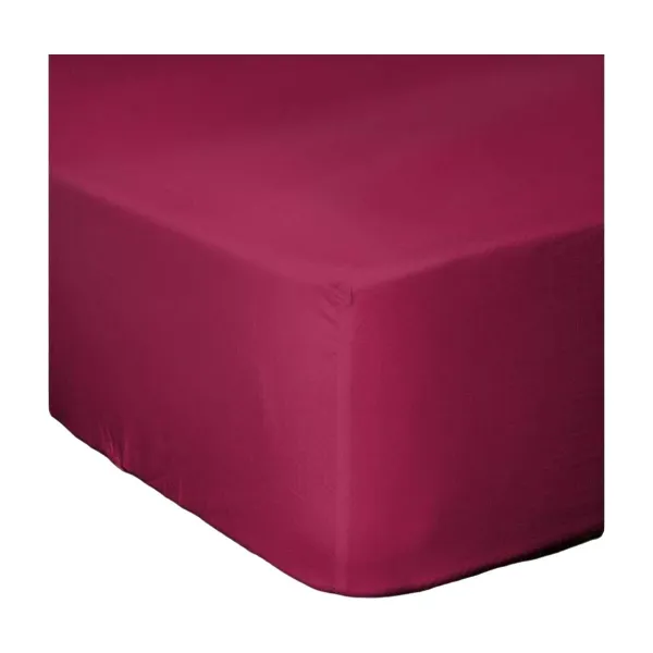 Sovitettu pohja-arkki Lovely Home LH71613 Fuksia Rose 90 x 190 + 30 cm