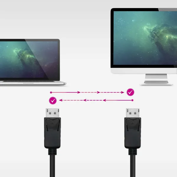 DisplayPort kabelis NANOCABLE 10.15.2701 Juoda 1 m