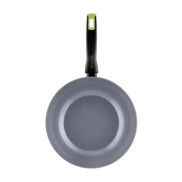 Wok Pan Monix M261232 Grey Aluminium Ø 28 cm