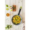 Wok Pan Monix M261232 Grey Aluminium Ø 28 cm