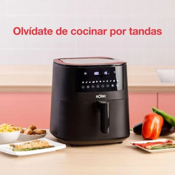 Oro gruzdintuvė Solac FA1521 Juoda 1650 W 7 L