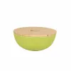 Bowl Percutti Melamin Brown Green 18,9 x 18,9 x 8,5 cm Bamboo (4 Units)