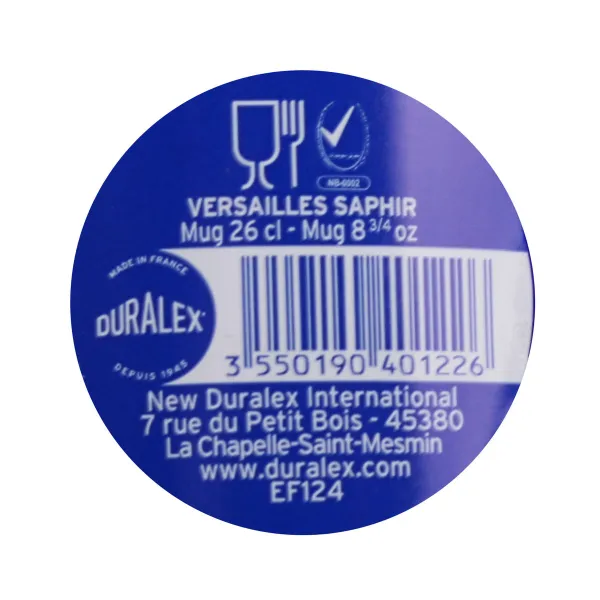 Чашка Duralex Versailles Синий 260 ml (72 штук)