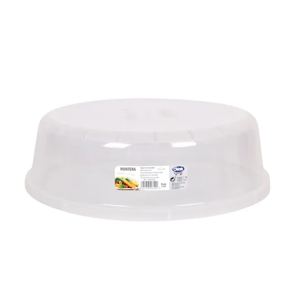 Microwave Lid Dem Montera Transparent Plastic 24 x 24 x 7 cm (48 Units)