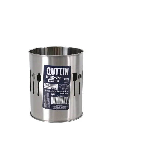 Cutlery Organiser Quttin Quttin Stainless steel ø 10,3 x 12,2 cm (12 Units)