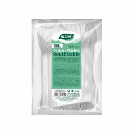 Karošu Komplekts Algon Vairākkārtēja lietošana Balts 20 gb. 16,5 cm