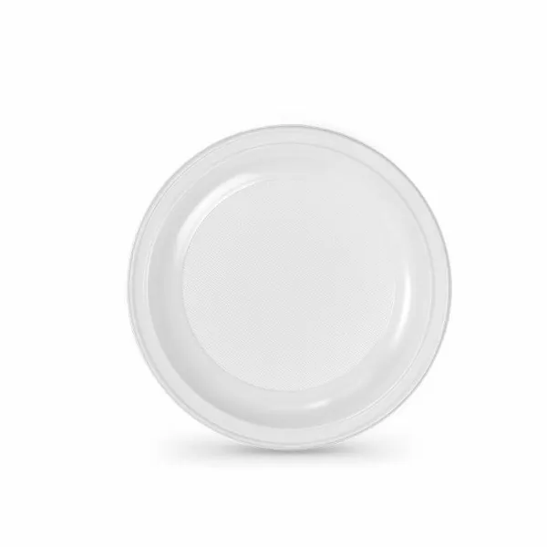 Set of reusable plates Algon White Plastic 22 x 22 x 1,5 cm (6 Units)