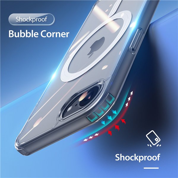 Dėklas Dux Ducis Clin Magsafe Apple iPhone 16e skaidrus