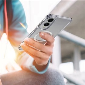 Dėklas Dux Ducis Clin Magsafe Samsung S937 S25 Edge skaidrus