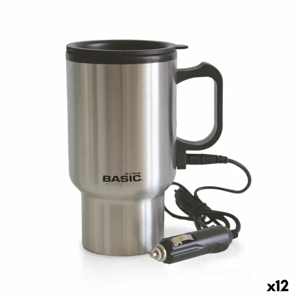Термокружка с крышкой Basic Home Серебристый 400 ml 0,4 l мощность (12 штук)