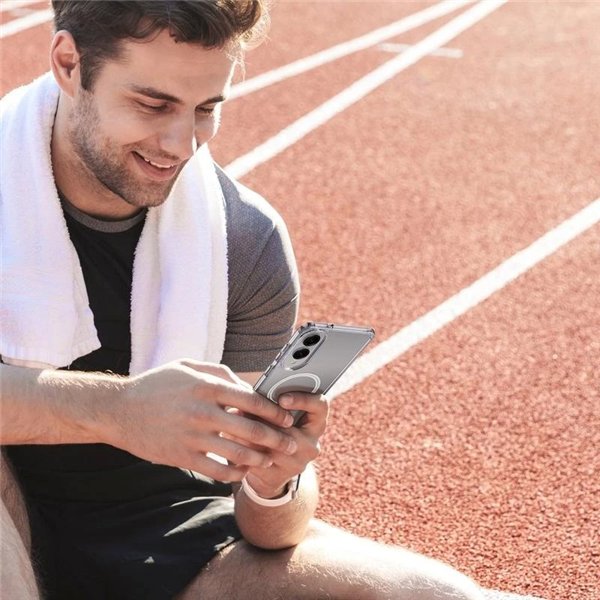 Dėklas Dux Ducis Clin Magsafe Samsung S937 S25 Edge skaidrus