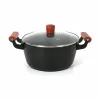 Кастрюля со стеклянной крышкой Quttin Doha 39 x 28 x 15 cm (4 штук)