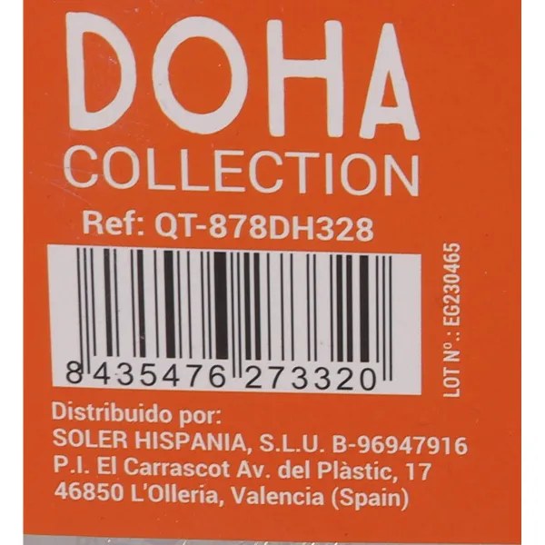 Кастрюля со стеклянной крышкой Quttin Doha 39 x 28 x 15 cm (4 штук)