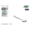 Dessert spoon set Algon 13 cm 12 Pieces (36 Units)