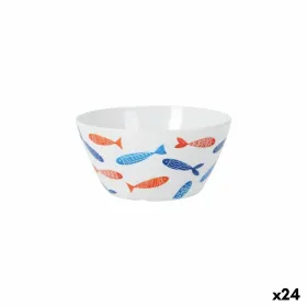 Snack Bowl La Mediterránea Fish 15 x 8 cm (24 Units)