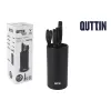 Set of Kitchen Knives and Stand Quttin Nero 5 Pieces (2 Units)