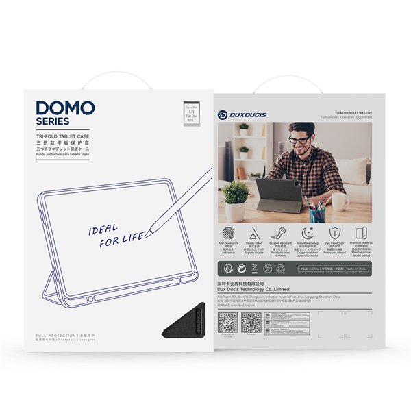 Dėklas Dux Ducis Domo Lenovo Tab One 8.7 TB305 juodas