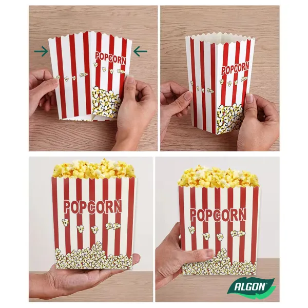 Container to serve the popcorn Inde Popcorn (4 Pieces) (24 Units)