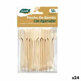 Skewer for appetizer Algon Bamboo 50 Pieces (24 Units)