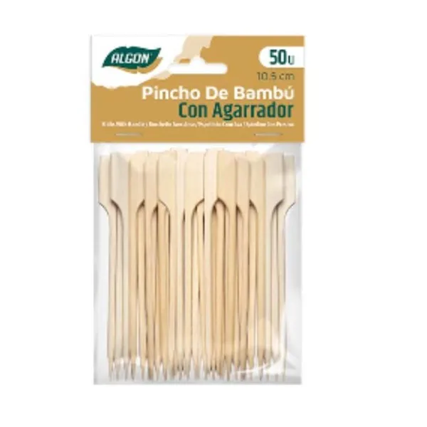 Skewer for appetizer Algon Bamboo 50 Pieces (24 Units)