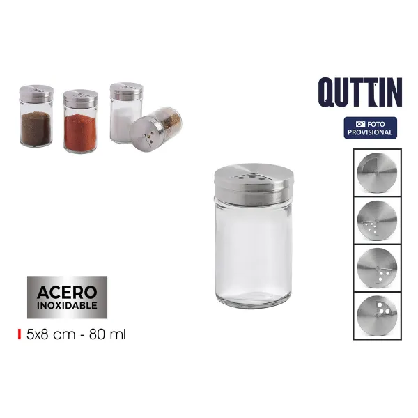 Prieskonių lentyna Quttin 80 ml 5 x 5 x 8 cm (24 vnt.)