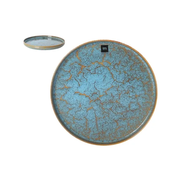 Vuoka La Mediterránea Scratch blue Posliini Pyöreä 26,5 x 2,6 cm (8 osaa)