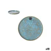 Serving Platter La Mediterránea Scratch blue Porcelain Circular 20 x 2,3 cm (18 Units)