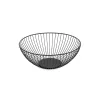 Fruit Bowl Confortime Black Metal 24,5 x 24,5 x 10 cm (12 Units)