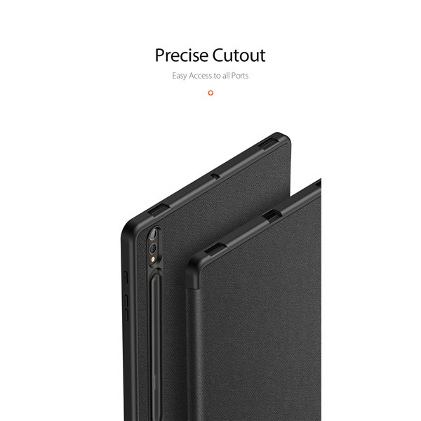 Dėklas Dux Ducis Domo Samsung X820 Tab S10 Plus/X610/X616 Tab S9 FE Plus juodas