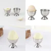 Egg cup Quttin Silver Steel 4,8 x 4,5 cm (2 Pieces) (24 Units)