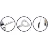 Corkscrew Quttin Zinc Alloy 19 x 5,6 x 3,8 cm Silver (24 Units)
