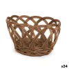 Leipäkori My Bar RATTAN polypropeeni Pyöreä 15 x 8 cm (24 osaa)