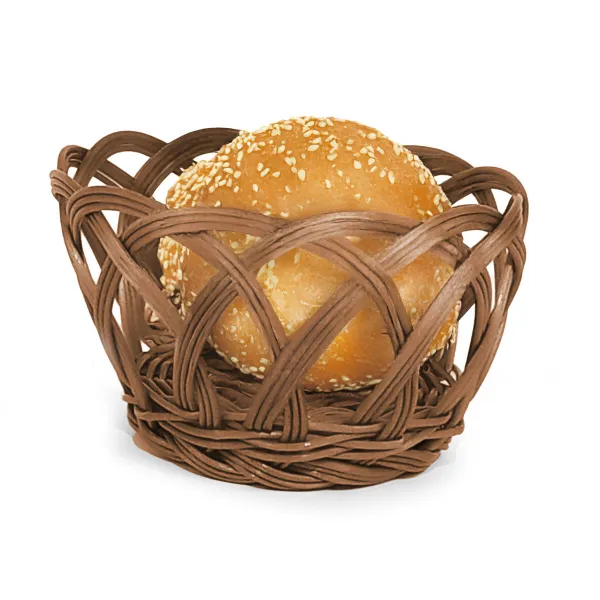 Leipäkori My Bar RATTAN polypropeeni Pyöreä 15 x 8 cm (24 osaa)