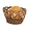 Leipäkori My Bar RATTAN polypropeeni Pyöreä 15 x 8 cm (24 osaa)